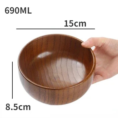 Small Wooden Tableware Bowls