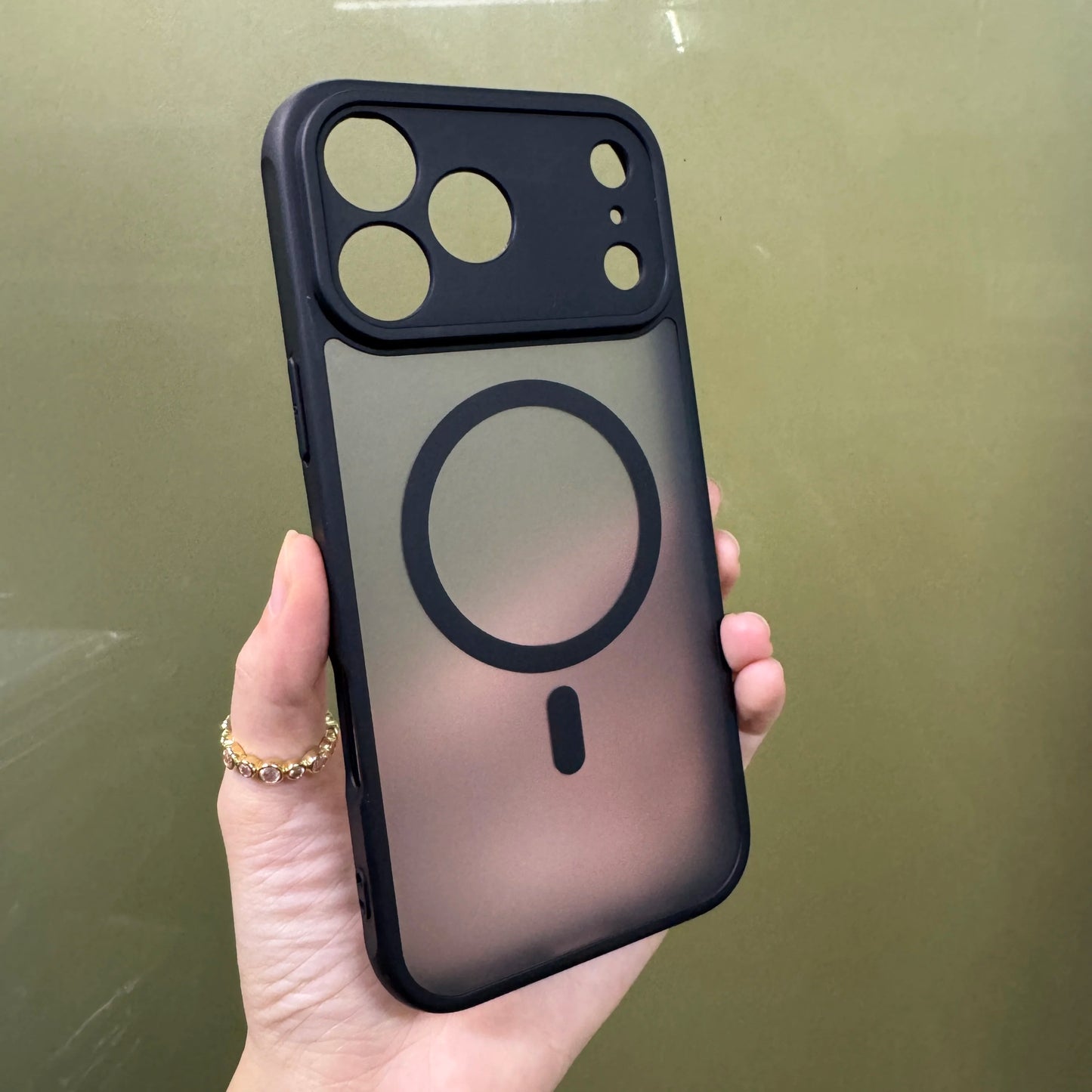 Luxury Matte Clear iPhone Case