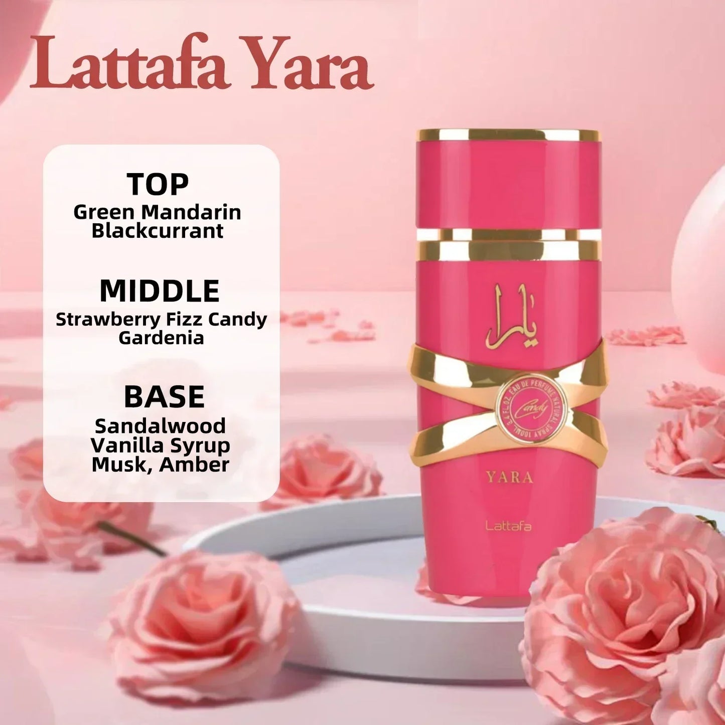 Arabic Lattafa Yara Eau De Perfume For Women