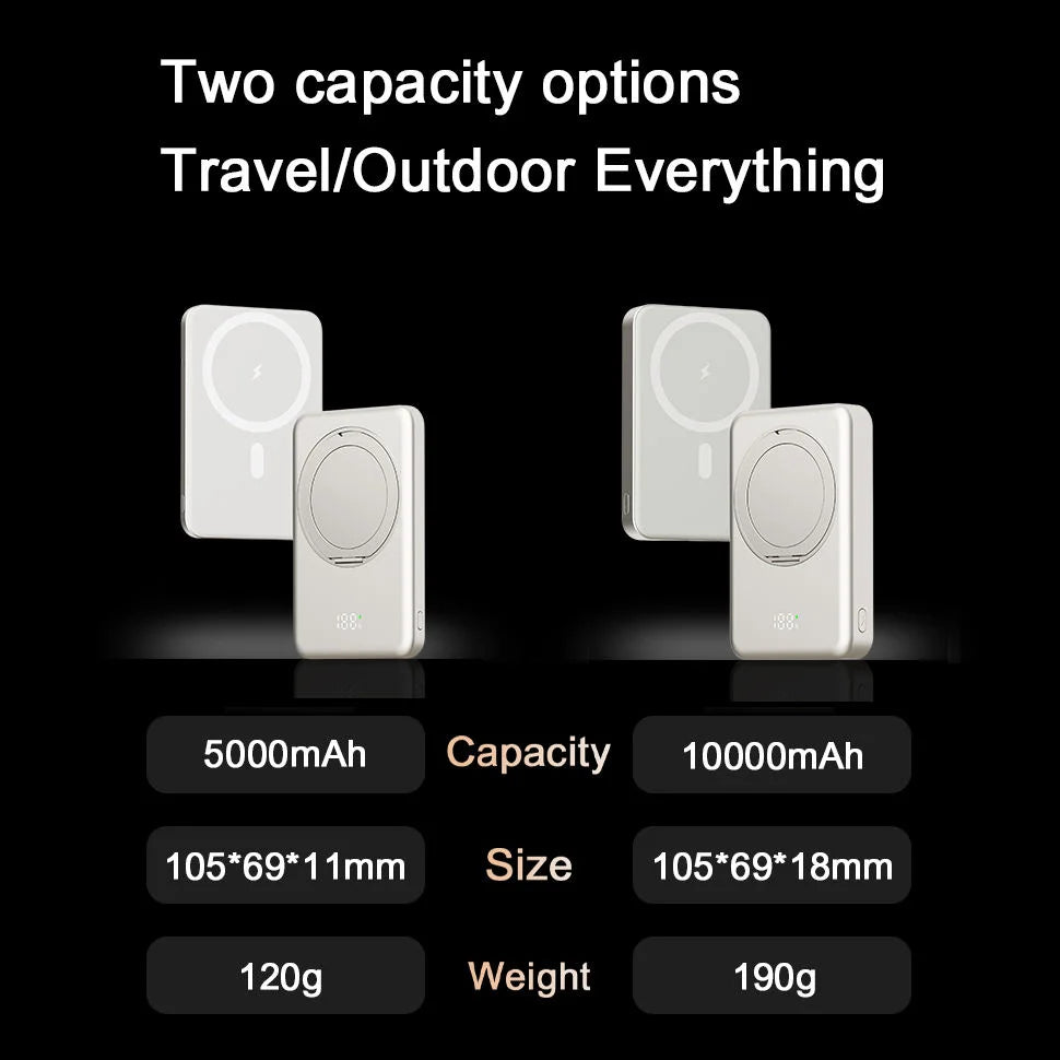 Slim Magnetic Wireless Power Bank