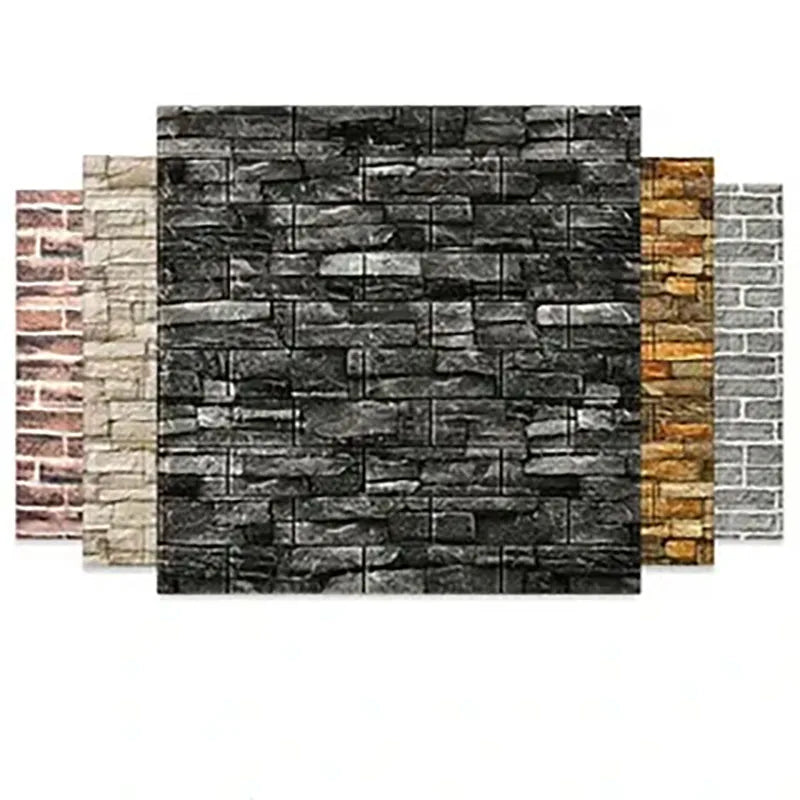 Retro Style Waterproof Self-Adhesive Wallpaper