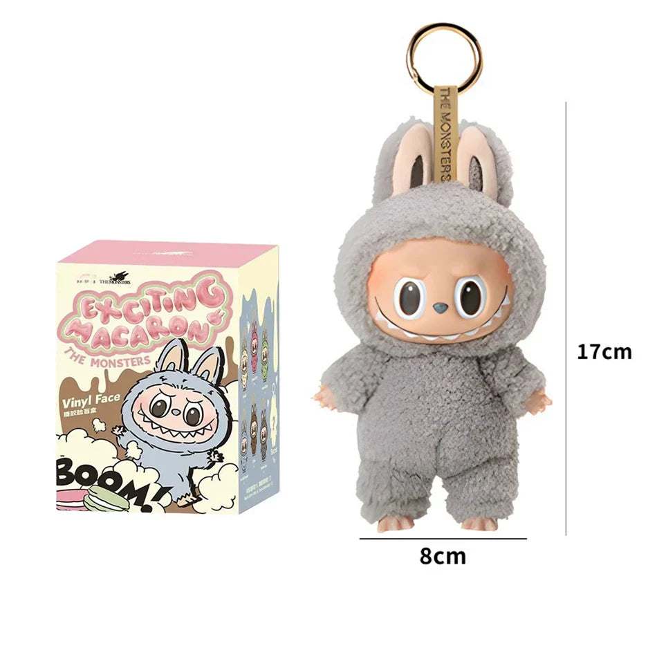 Pop Mart Labubu Monsters Batimento Cardíaco Macaron Pendant