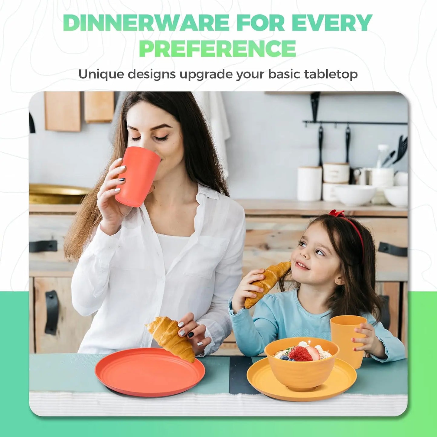 Wheat Straw Dinnerware Set