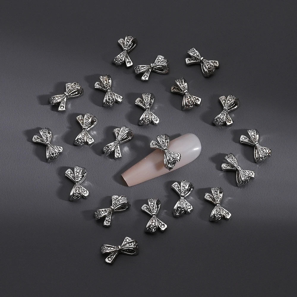 Gold/Silver Butterfly Nail Charms