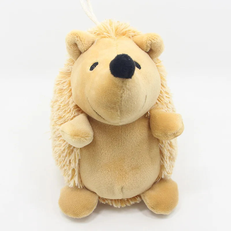 Plush Hedgehog Dog Toy