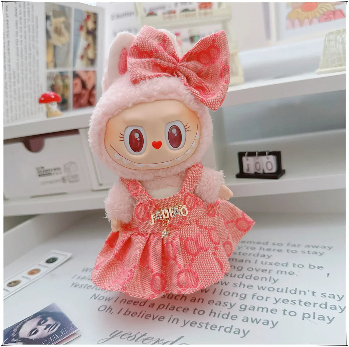 Labubu Sitting Party Outfit Set