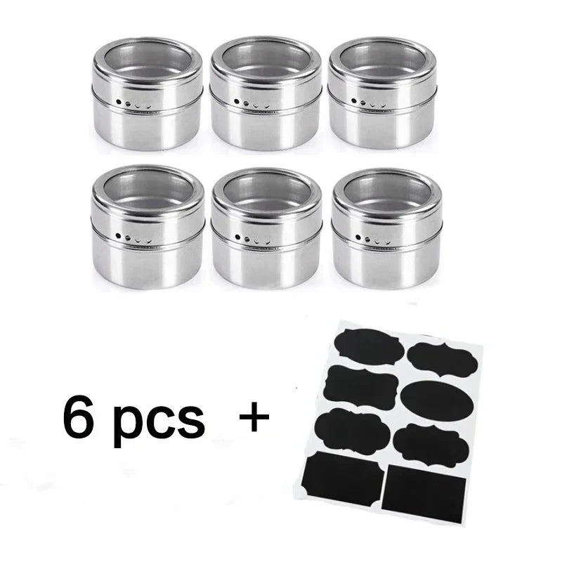 Stainless Steel Spice Tin Rack