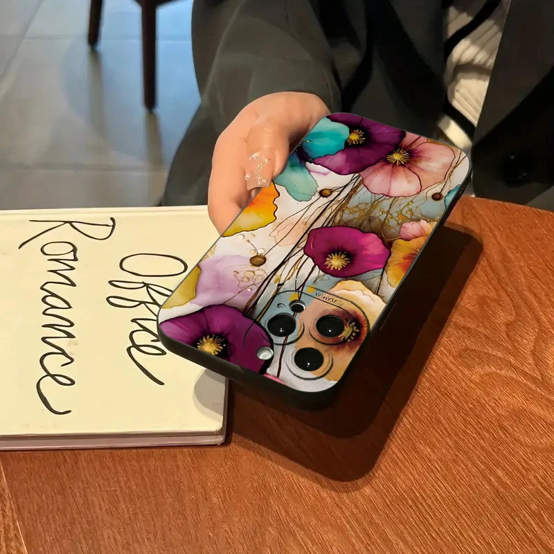 Vintage Floral iPhone TPU Cover