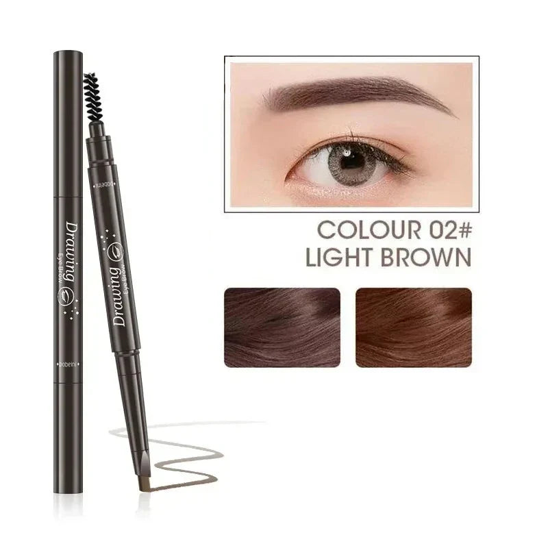 2-in-1 Waterproof Eyebrow Pencil