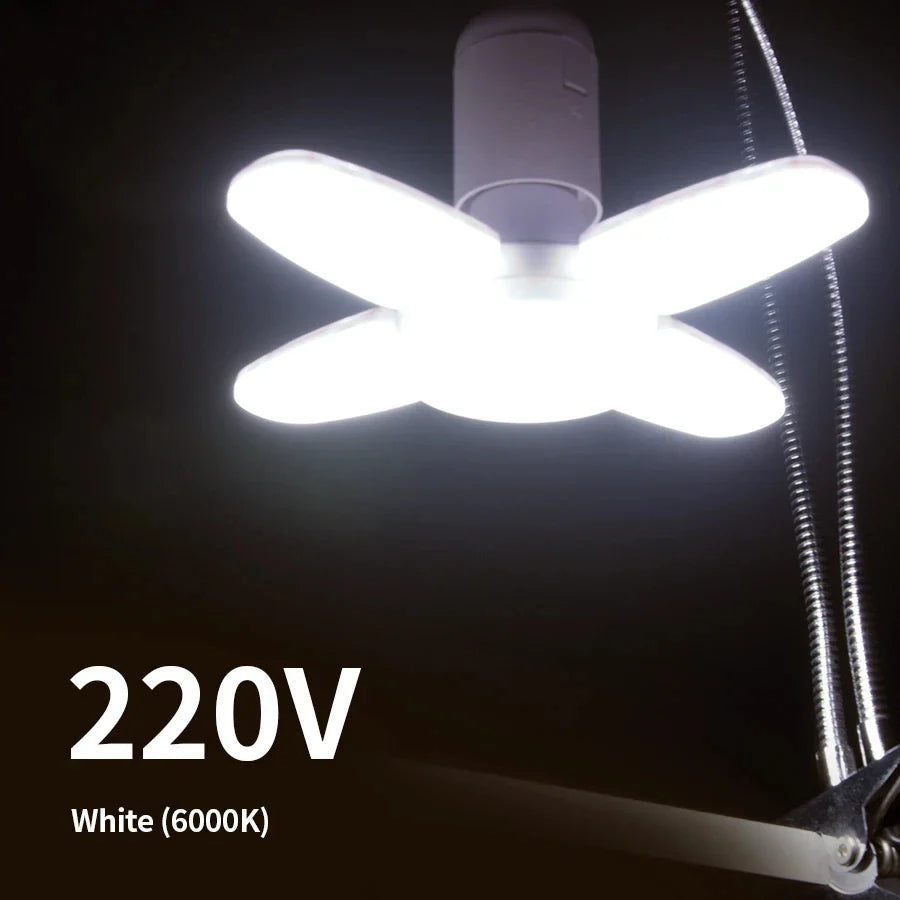 E27 Foldable Fan LED Bulb