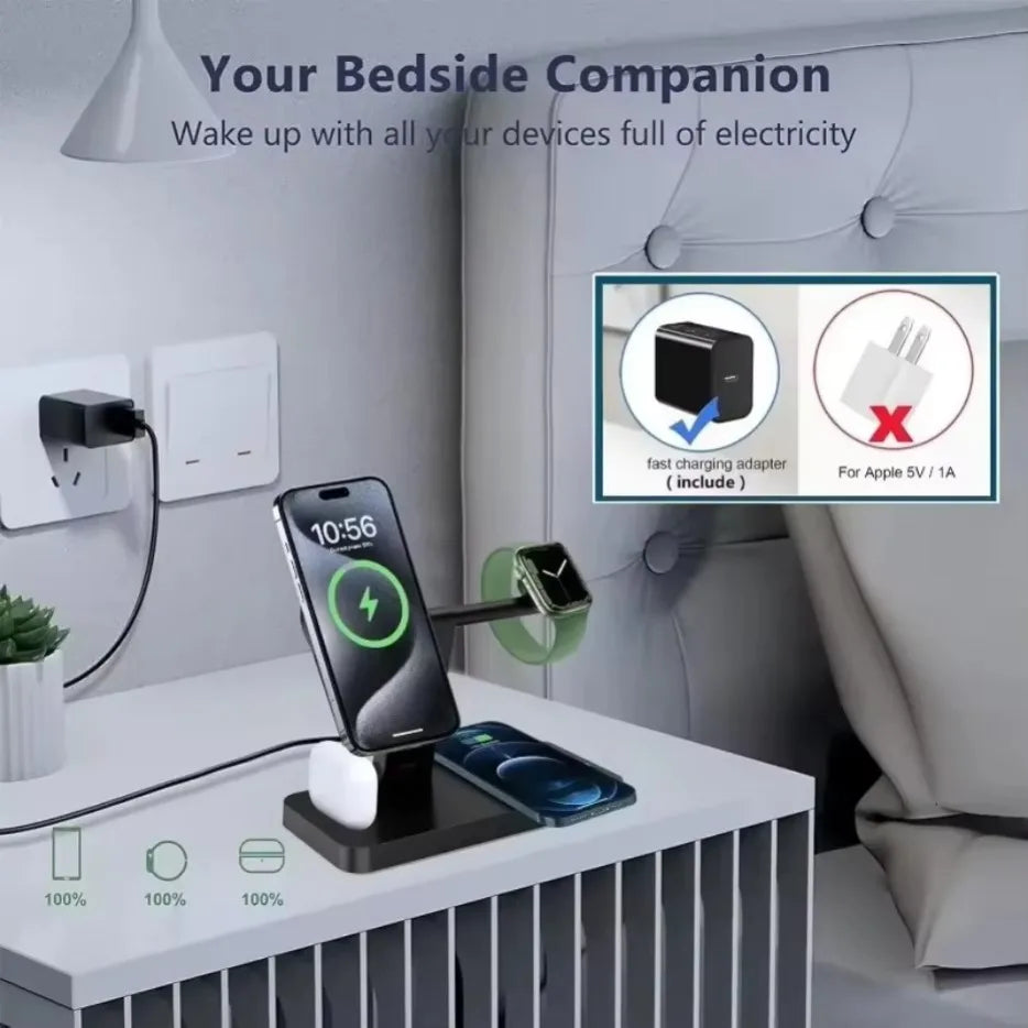 200W 4-in-1 Wireless Charger