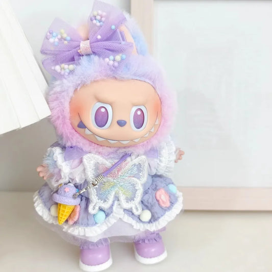 Labubu 3.0 Purple Outfit Set