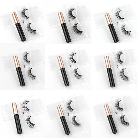 1 Pair Magnetic 3D Mink Lashes