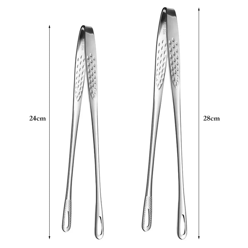 Stainless Steel Kitchen Grill Tongs