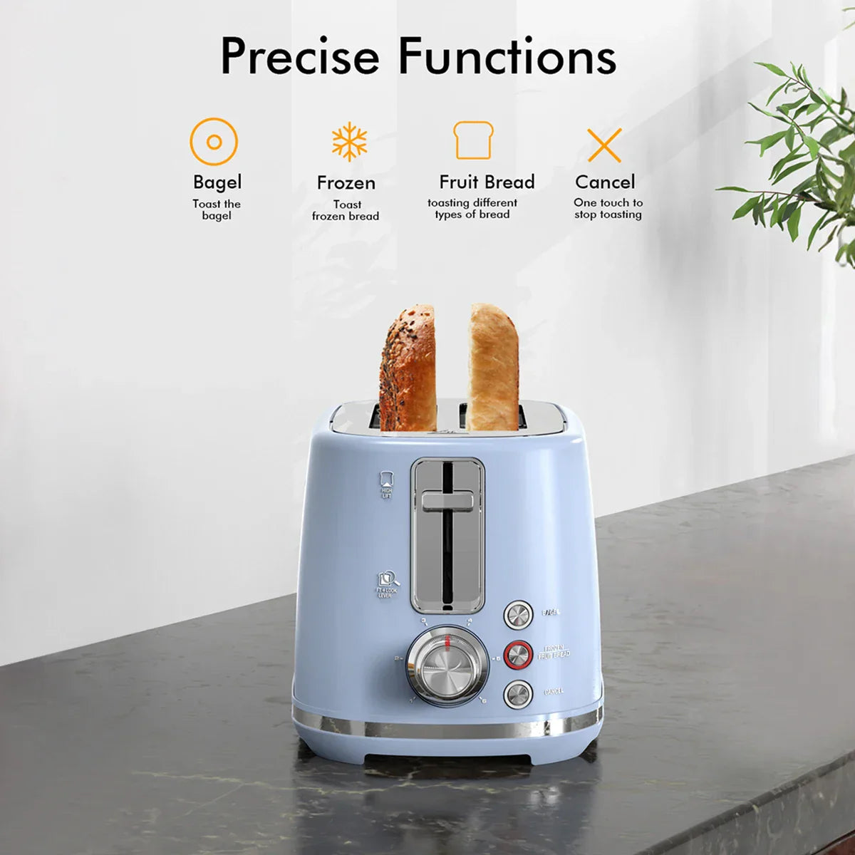 Extra Wide Slot Toaster