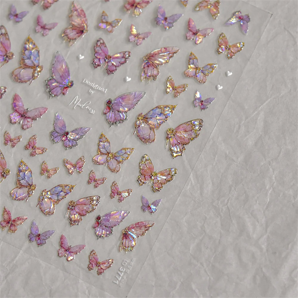 NAILFYOU Kawaii Butterfly Nail Stickers