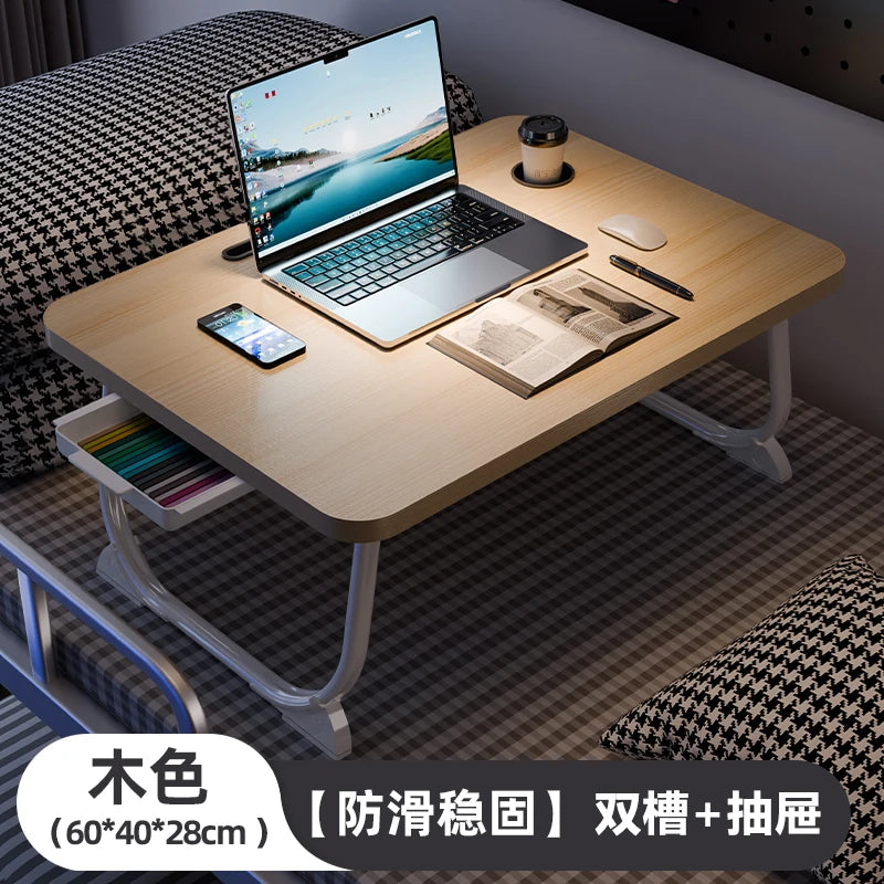 Ergonomic L-Shaped Folding Desk