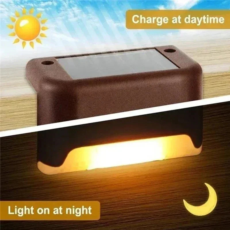 Solar LED Garden Step Lights