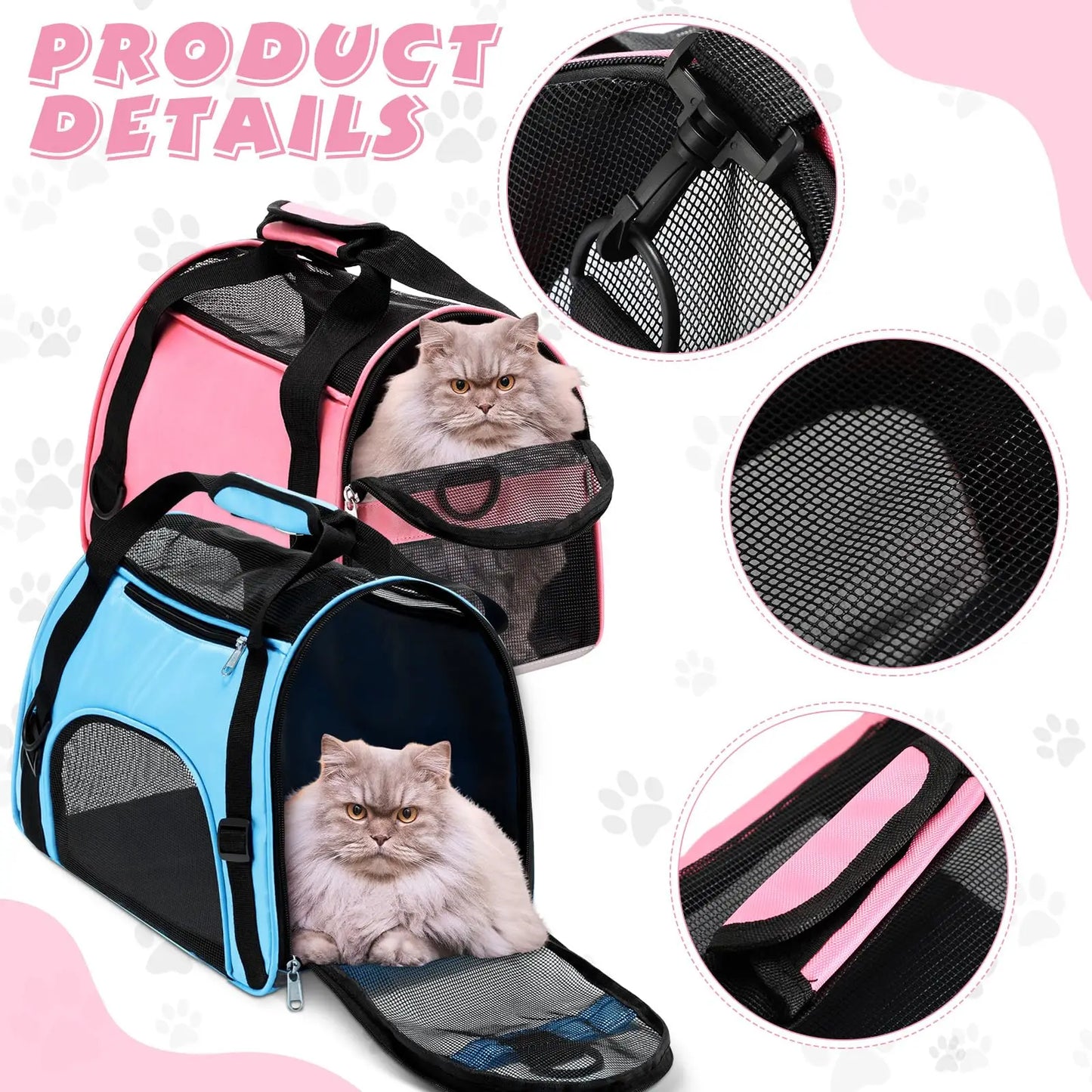 Portable Pet Travel Carrier Bag