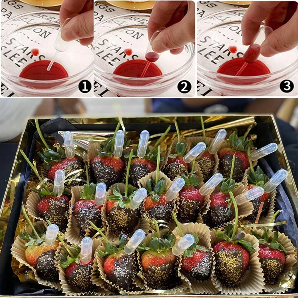 Plastic Juice Straw Dropper Tool