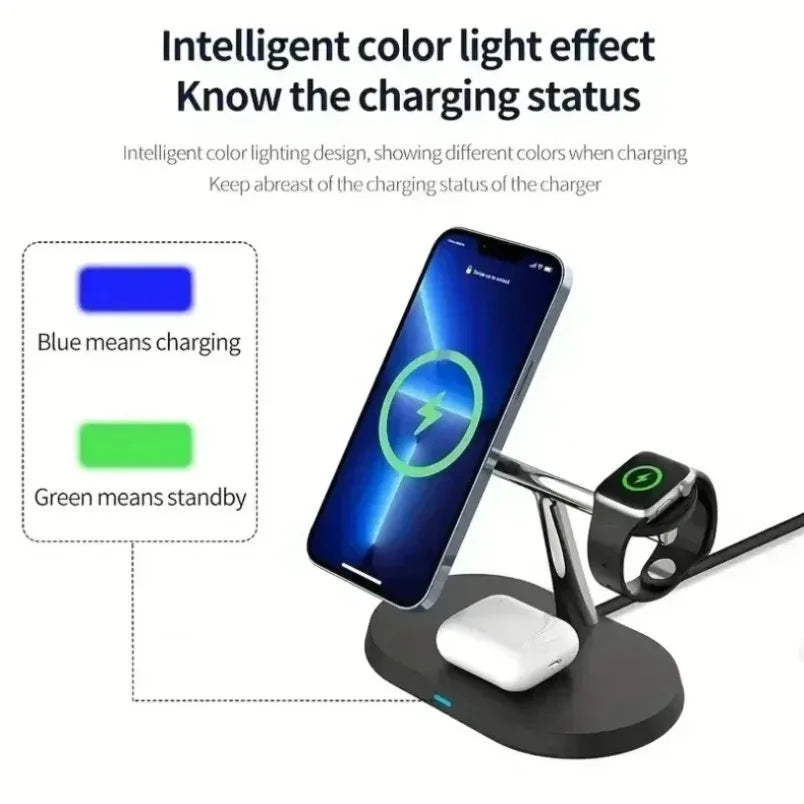 3-in-1 Magnetic Wireless Charger