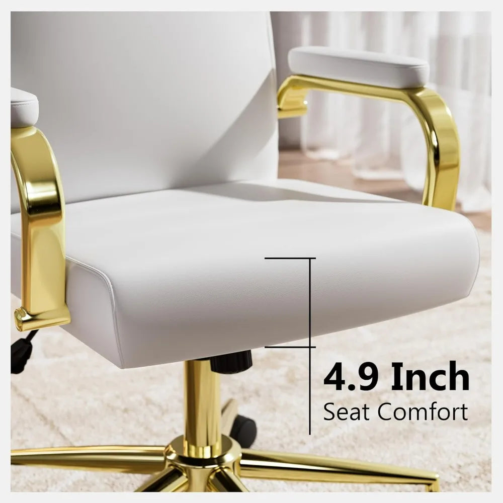 White Gold Executive Office Chair