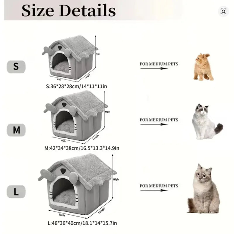 Foldable Washable Pet House