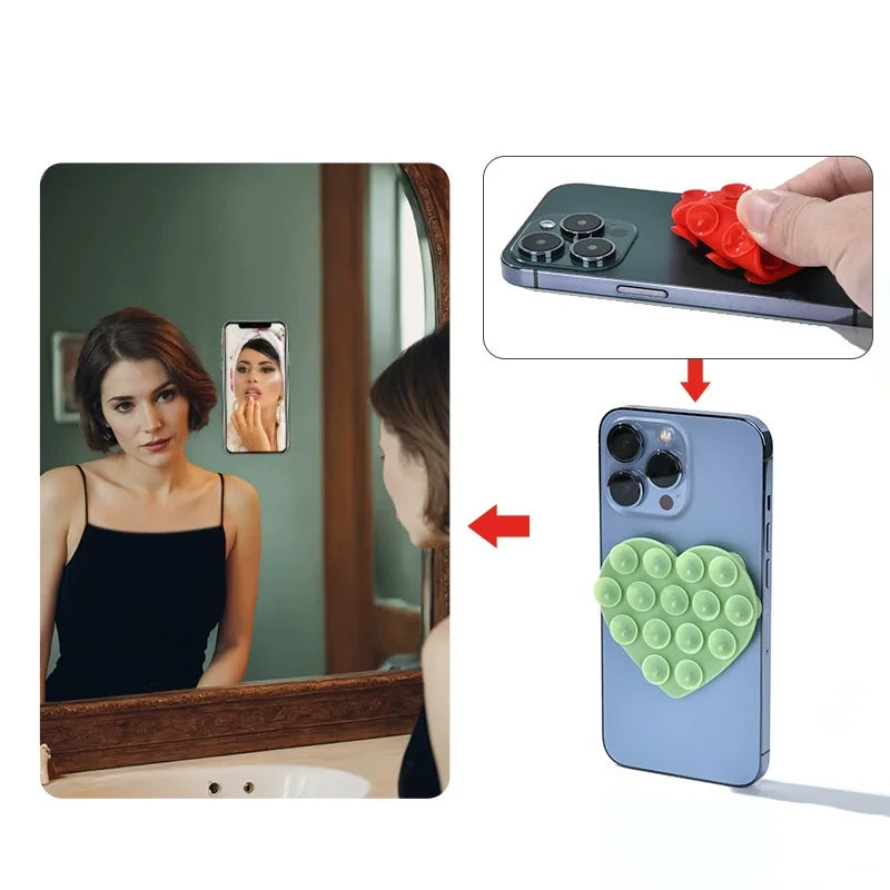 Heart Shaped Double-Sided Phone Holder