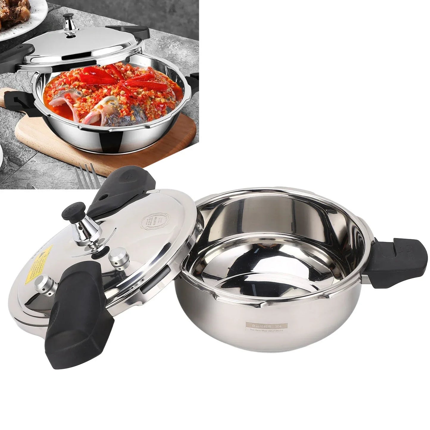 Stainless Steel Pressure Cooker