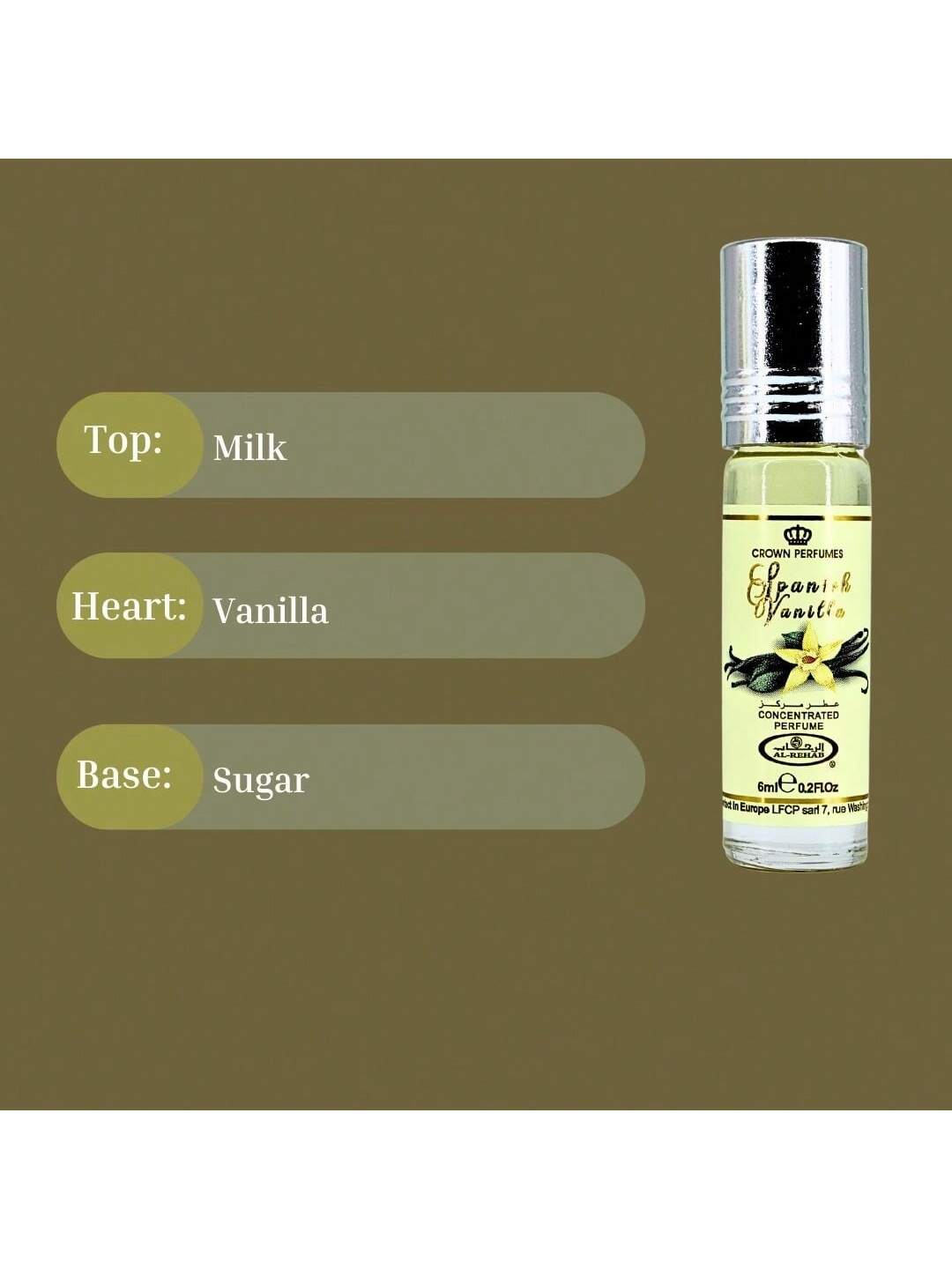 Al Rehab Spanish Vanilla Perfume