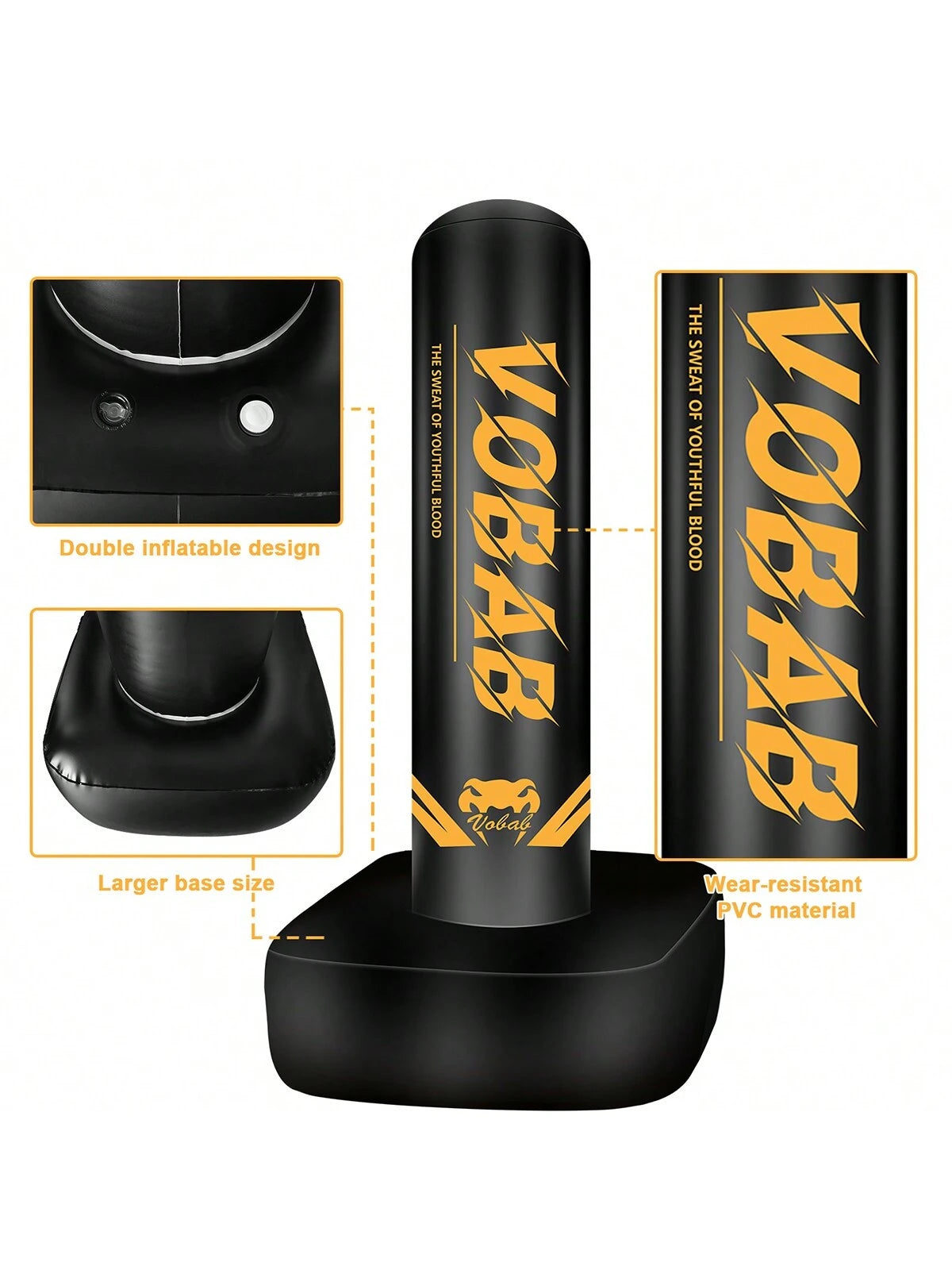 68" Heavy Duty Punching Bag