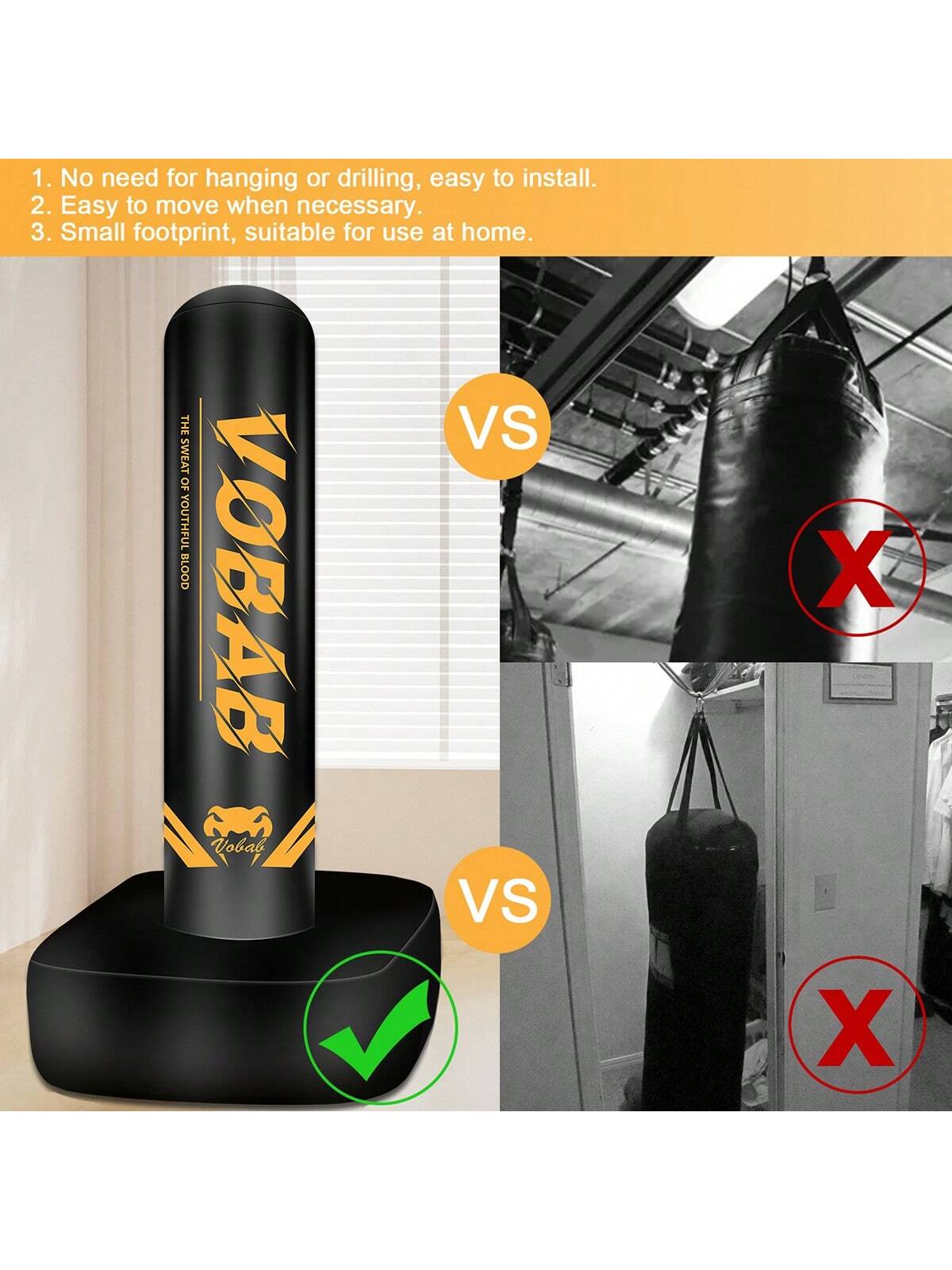 68" Heavy Duty Punching Bag