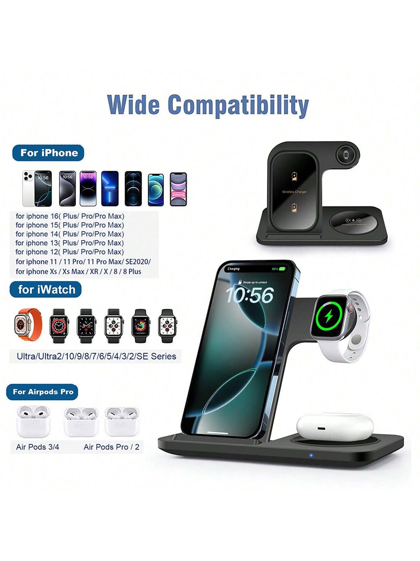 3-in-1 Wireless Charger Station