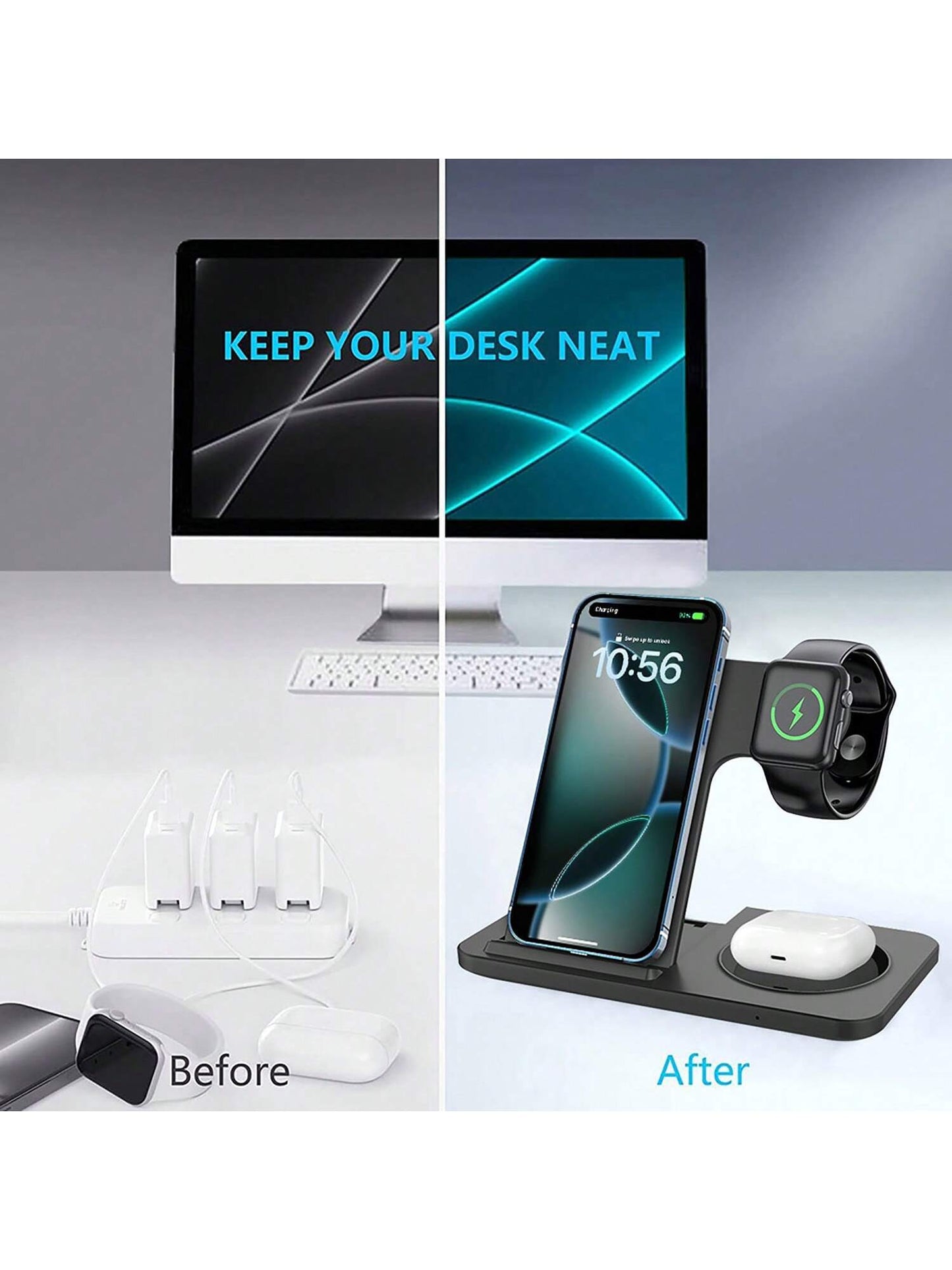 3-in-1 Wireless Charger Station