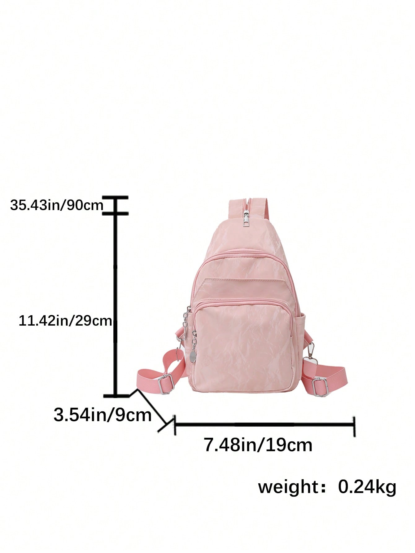 Women’s Marble-Print Backpack