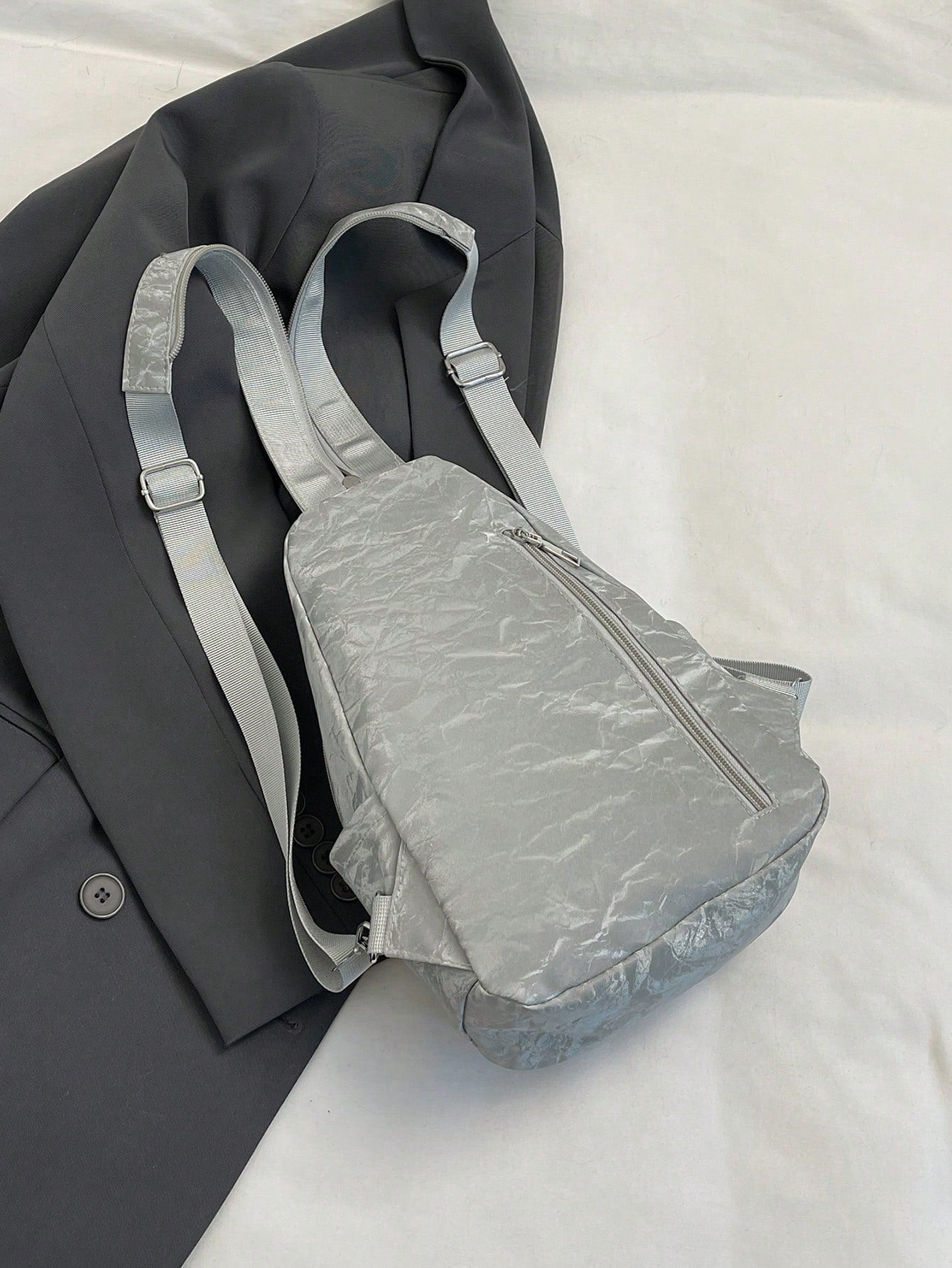 Women’s Marble-Print Backpack