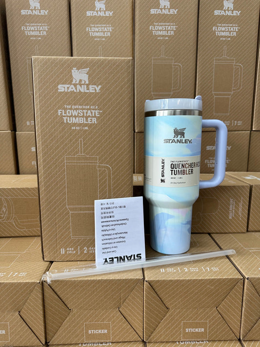 Tie Dye Blue Stanley Tumbler