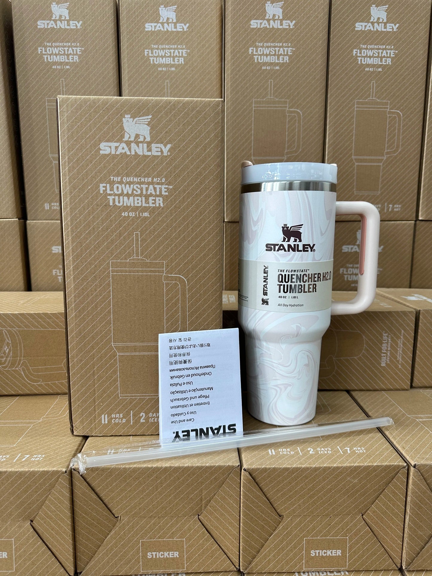 Stanley Quencher H2.0 Tumbler - Quartz Swirl