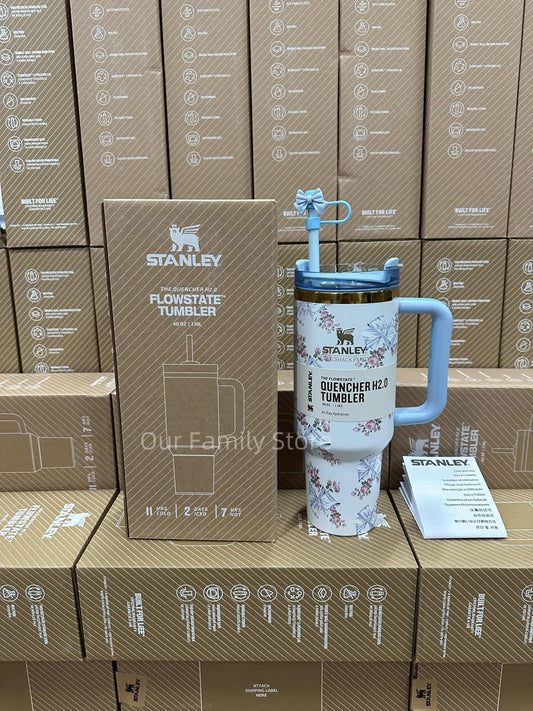 Stanley x Quencher Tumbler - Butterflya Blue